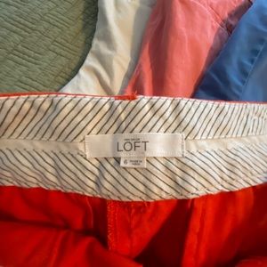 4 pairs of shorts size 6 Ann Taylor loft